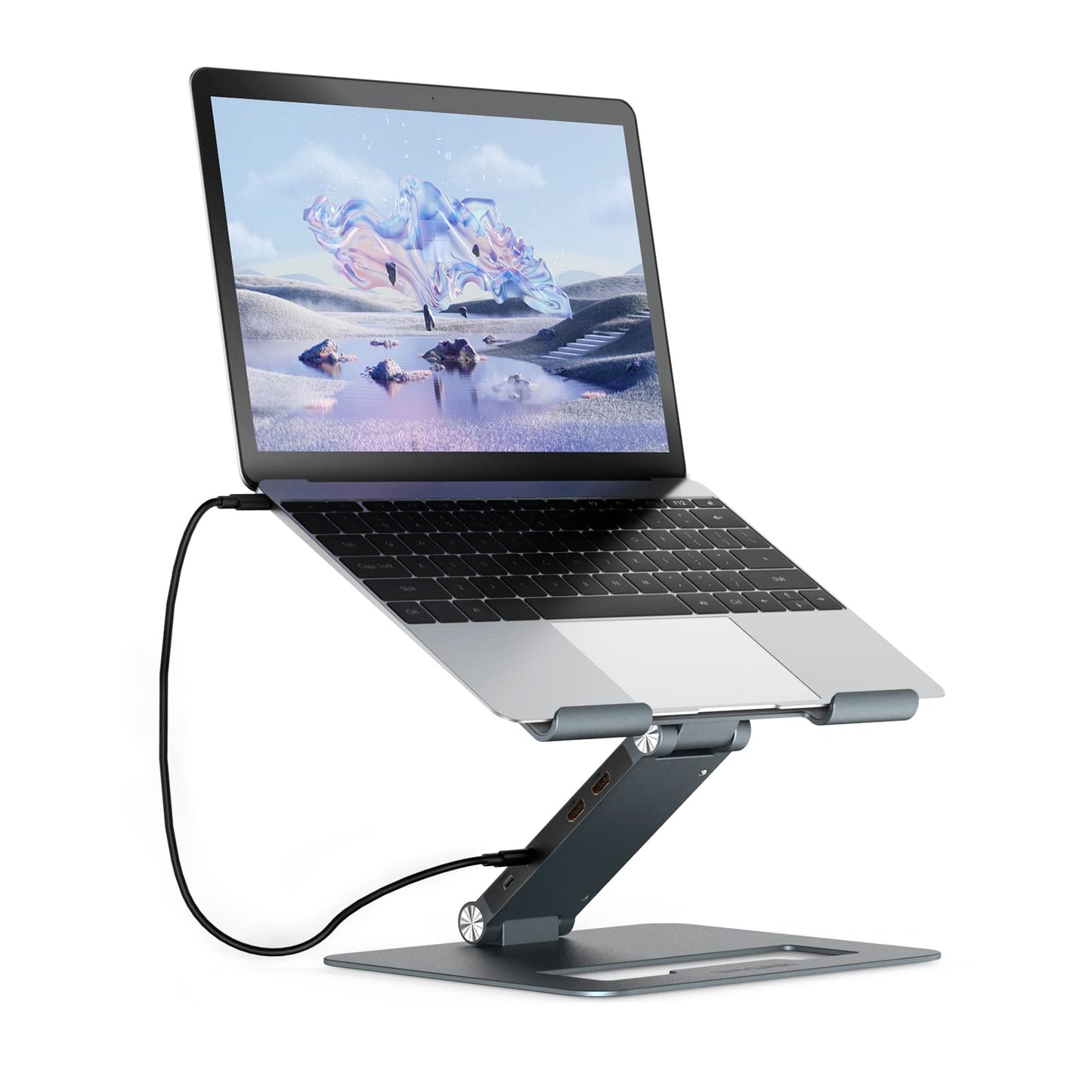 NexaSphere Nexus-8: Integrated 4K Docking Station & Laptop Riser