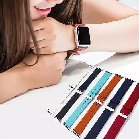 NexaSphere Heritage: Genuine Leather Apple Watch Strap
