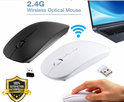 NexaSphere StealthClick: Ultra-Slim Silent Wireless Mouse
