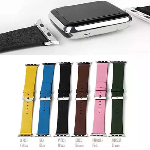 NexaSphere Heritage: Genuine Leather Apple Watch Strap