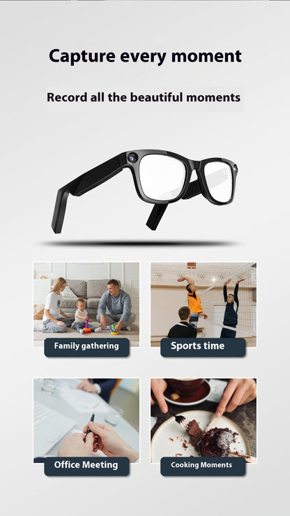NexaSphere Vision-AI: 4K Smart Glasses with Integrated Content Camera
