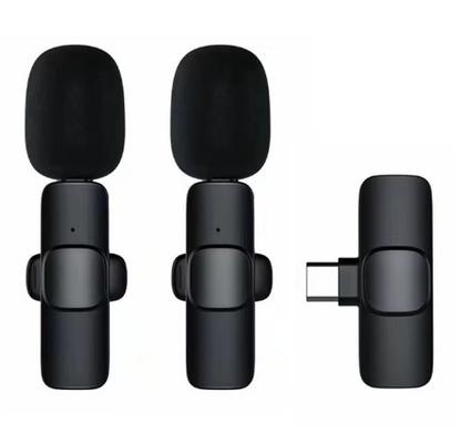 NexaSphere™ Studio-Go Wireless Lavalier Mic – Noise Canceling Audio