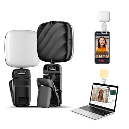 NexaSphere Glow-Pro: Portable LED Studio Clip-Light
