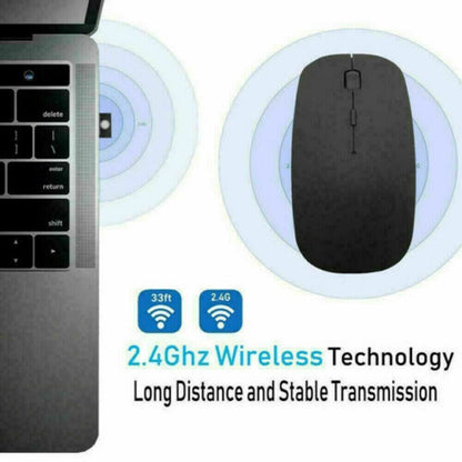 NexaSphere StealthClick: Ultra-Slim Silent Wireless Mouse