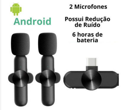 NexaSphere™ Studio-Go Wireless Lavalier Mic – Noise Canceling Audio