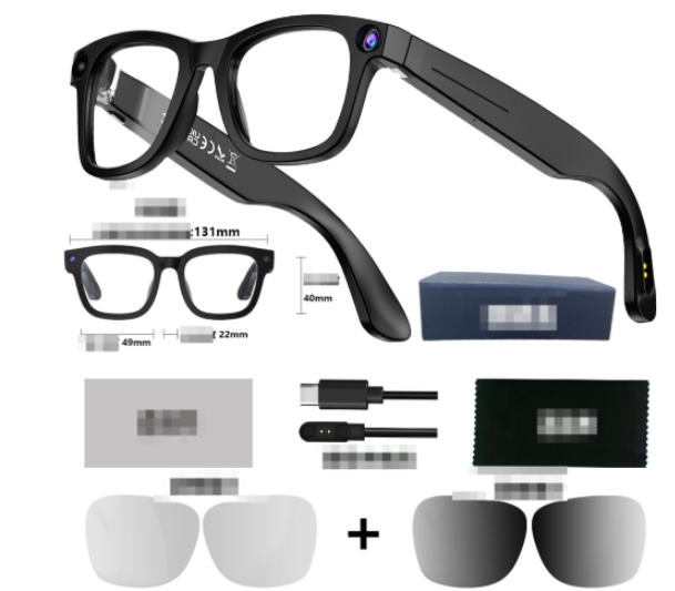 NexaSphere Vision-AI: 4K Smart Glasses with Integrated Content Camera