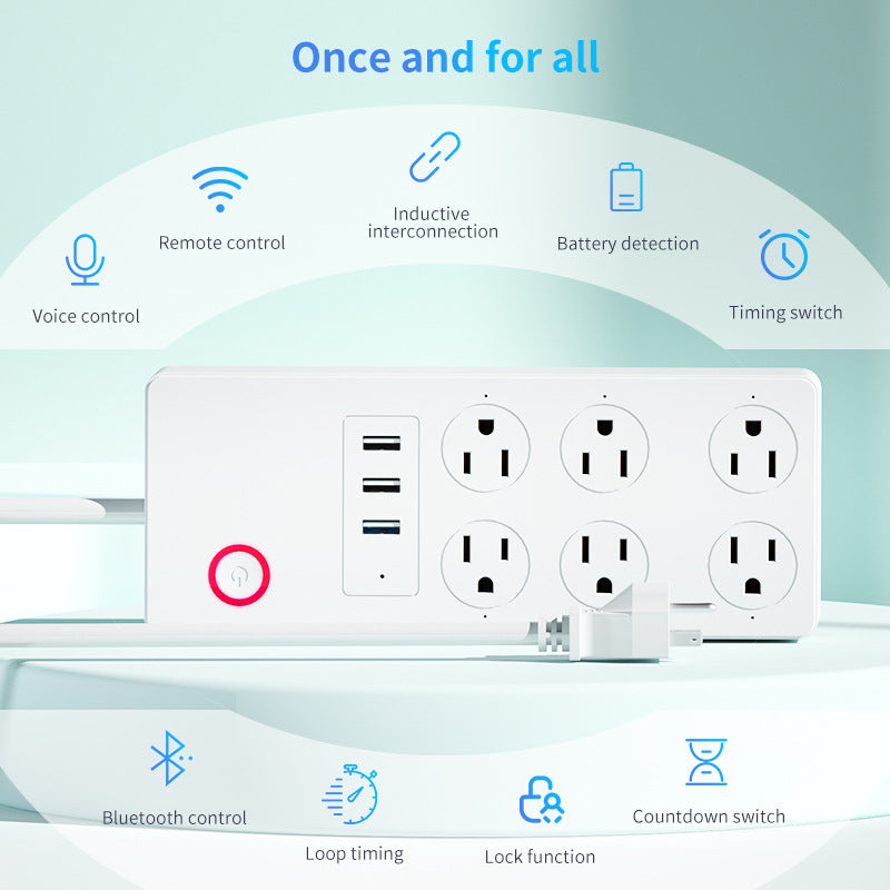 NexaSphere Smart-Command: WiFi & Bluetooth Precision Power Socket