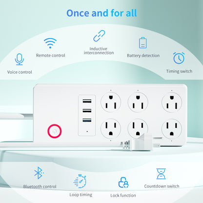 NexaSphere Smart-Command: WiFi & Bluetooth Precision Power Socket