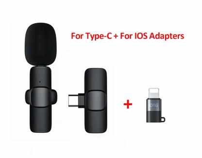 NexaSphere™ Studio-Go Wireless Lavalier Mic – Noise Canceling Audio
