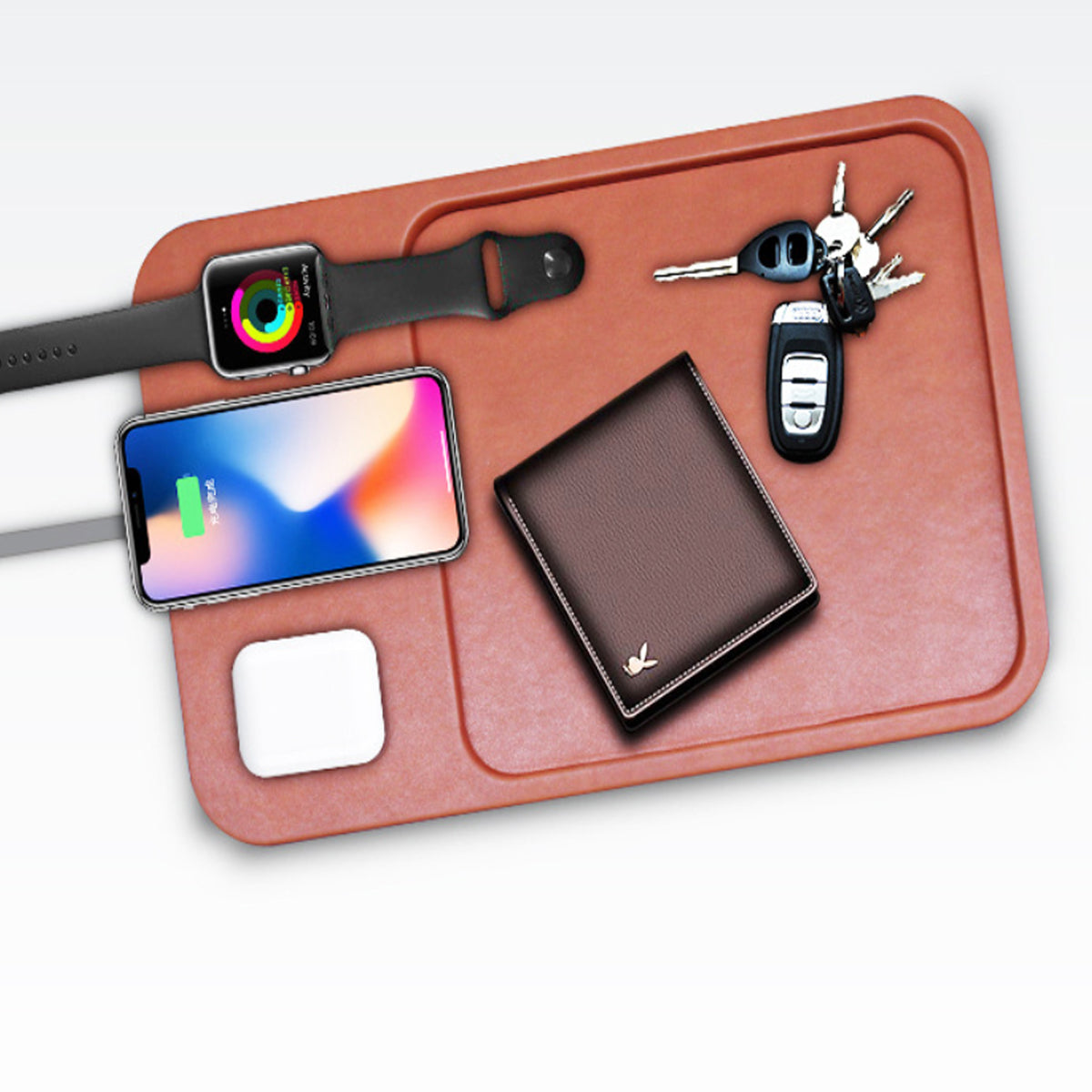 NexaSphere Command Hub: 3-in-1 Charging Tray