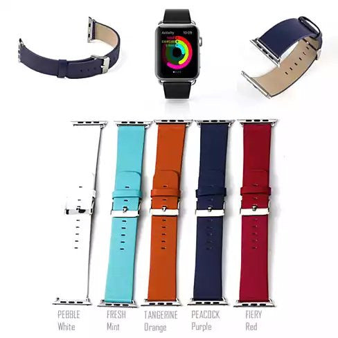 NexaSphere Heritage: Genuine Leather Apple Watch Strap