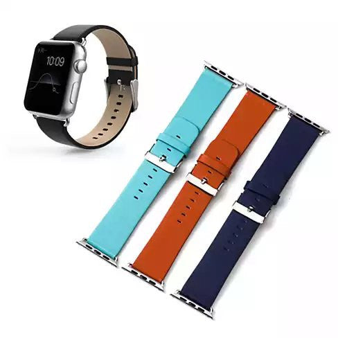 NexaSphere Heritage: Genuine Leather Apple Watch Strap