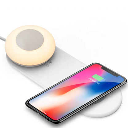 2-in-1 Bedside Night Light & Wireless Pad