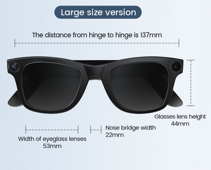 NexaSphere Vision-AI: 4K Smart Glasses with Integrated Content Camera