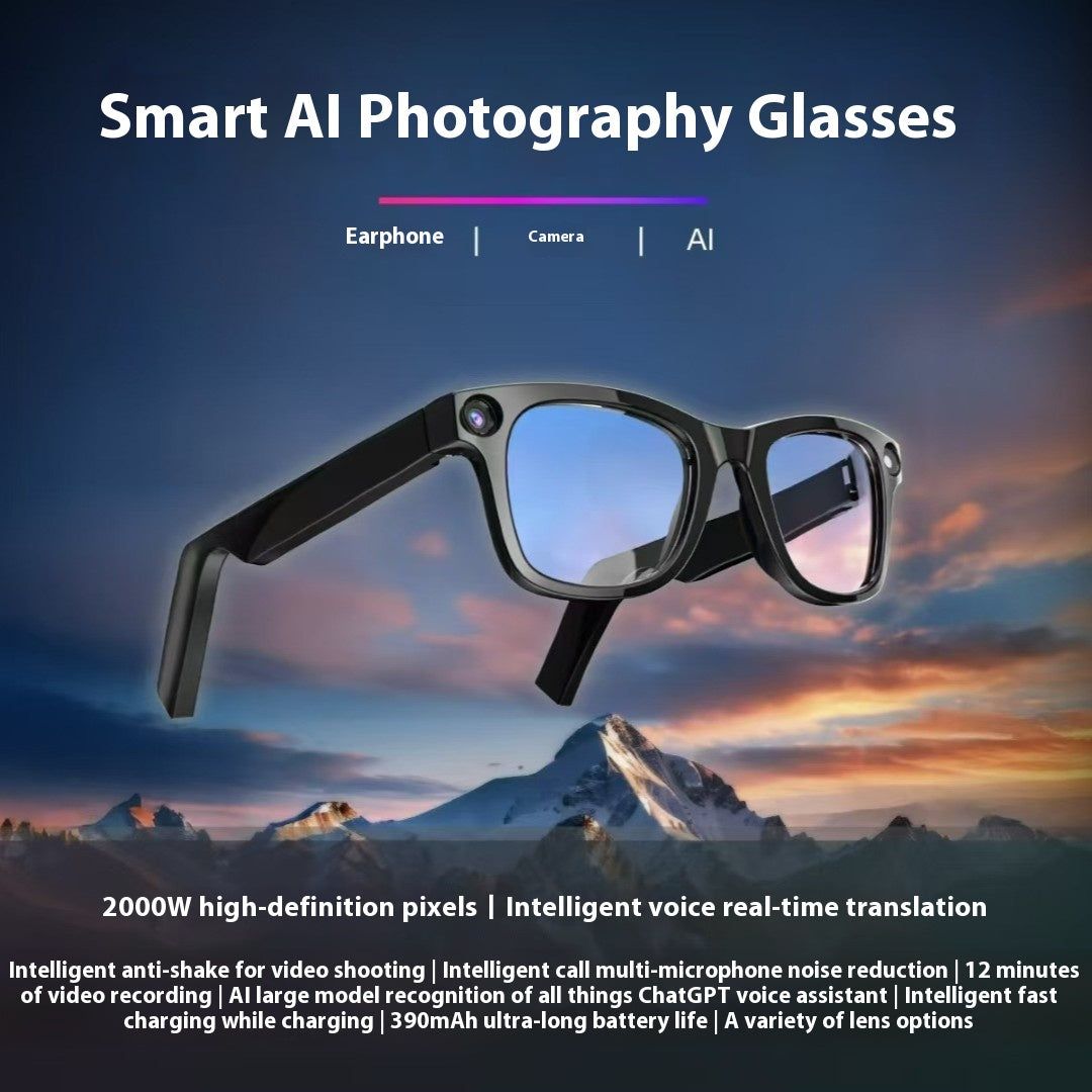 NexaSphere Vision-AI: 4K Smart Glasses with Integrated Content Camera
