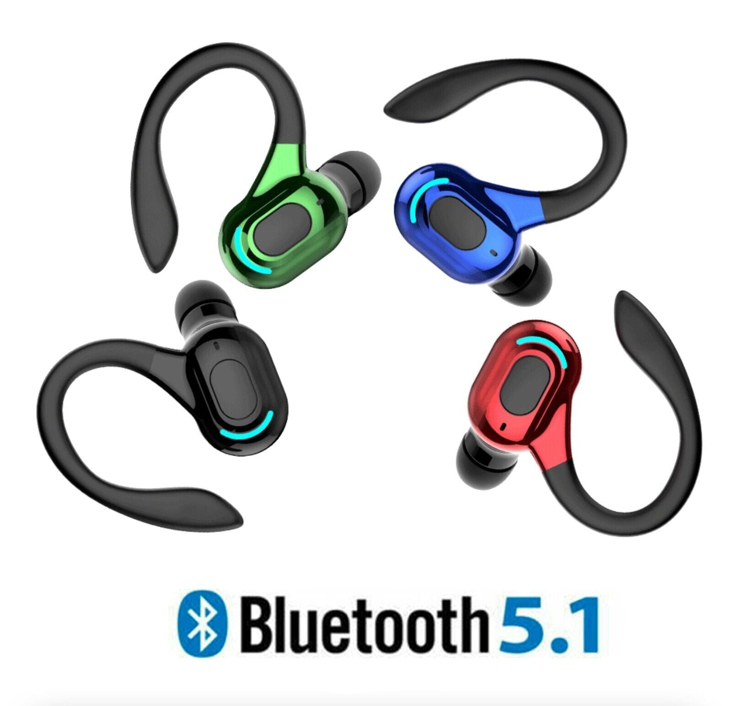 NexaSphere Kinetic: Ergonomic Bluetooth 5.1 Sports Headset