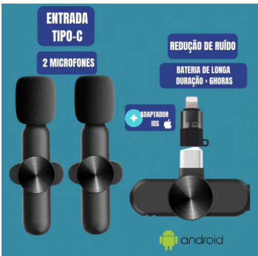 NexaSphere™ Studio-Go Wireless Lavalier Mic – Noise Canceling Audio